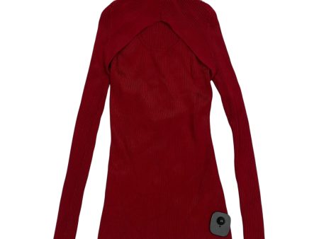 Top Long Sleeve By White House Black Market In Red, Size: S For Discount