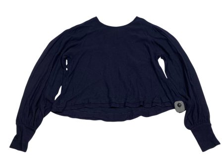 Top Long Sleeve By Free People In Navy, Size: S For Discount