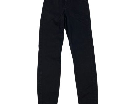 Jeans Skinny By Top Shop In Black Denim, Size: 2 Online now