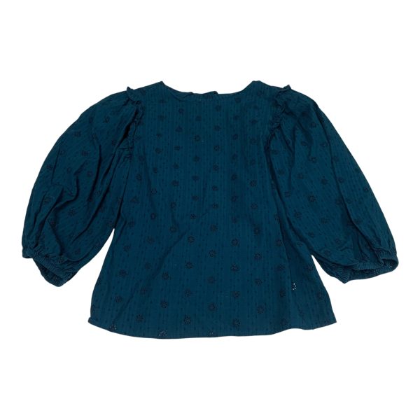 Top Long Sleeve By Universal Thread In Blue, Size: S Online Hot Sale