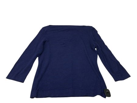 Top Long Sleeve By Ralph Lauren In Striped Pattern, Size: M Online Sale