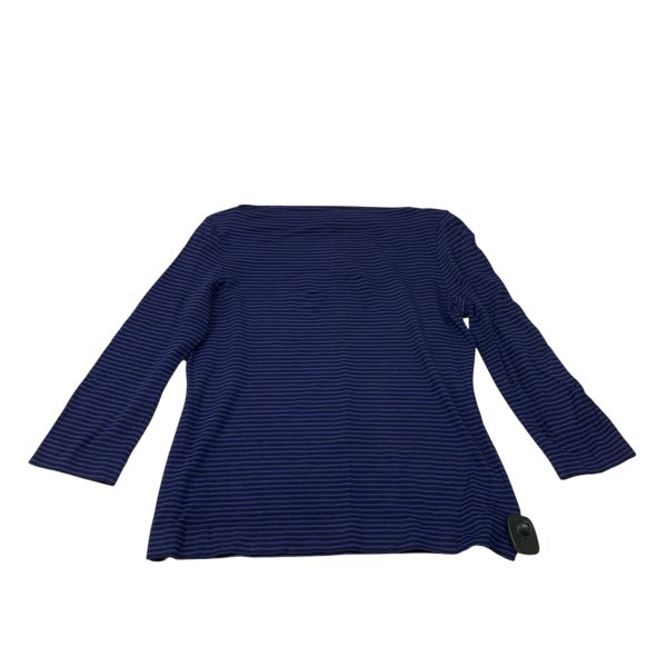 Top Long Sleeve By Ralph Lauren In Striped Pattern, Size: M Online Sale