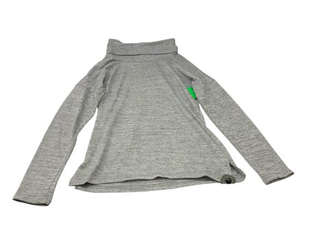 Top Long Sleeve By 90 Degrees By Reflex In Grey, Size: L Cheap