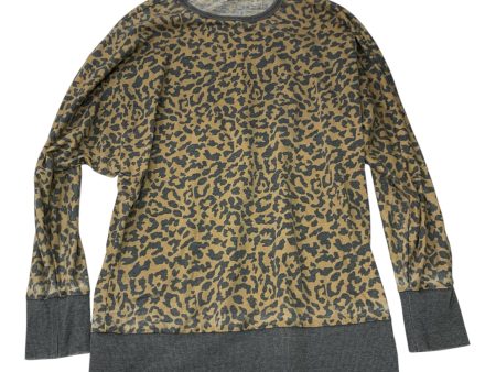 Top Long Sleeve By Vanilla Star In Animal Print, Size: Xs Fashion