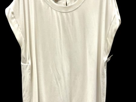 Athletic Top Short Sleeve By Athleta In White, Size: Xl Fashion