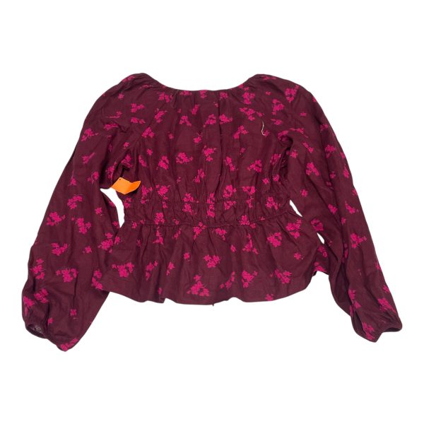 Top Long Sleeve By Universal Thread In Pink & Red, Size: M Online