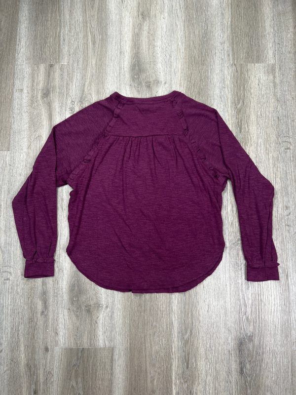 Top Long Sleeve By Pilcro In Purple, Size: Xs Online Sale