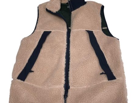 Vest Faux Fur & Sherpa By J. Crew In Brown, Size: M For Cheap