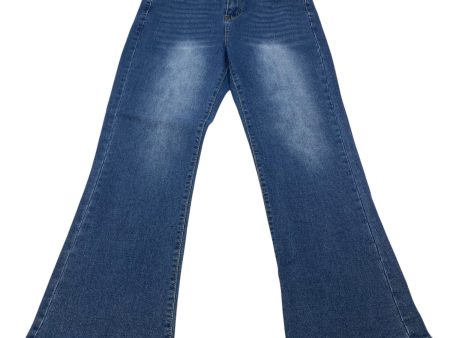 Jeans Boot Cut By Affix In Blue Denim, Size: M Online Sale