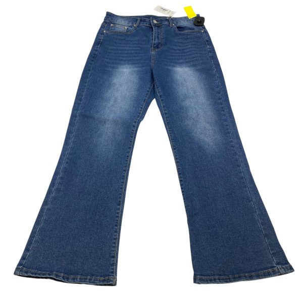 Jeans Boot Cut By Affix In Blue Denim, Size: M Online Sale