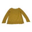 Top Long Sleeve By Loft In Yellow, Size: L For Sale