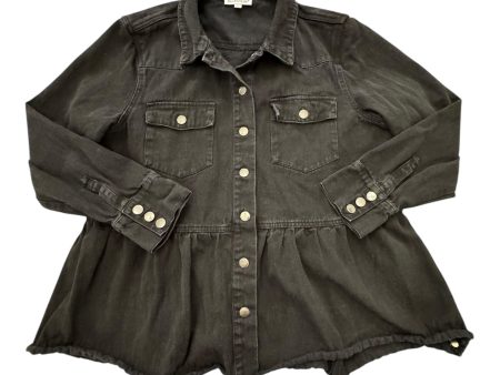 Jacket Denim By NORTH STYLE In Black, Size: Xl Sale