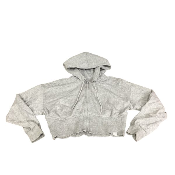 Athletic Jacket By Joy Lab In Grey, Size: M Hot on Sale