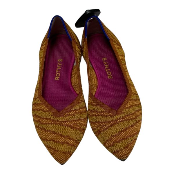 Shoes Flats By Rothys Designer  In Yellow, Size: 8.5 Cheap