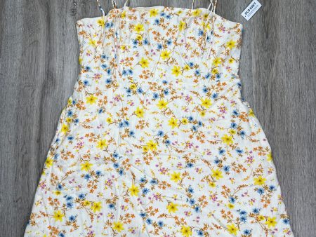 Floral Print Dress Casual Short Old Navy, Size Xl For Discount