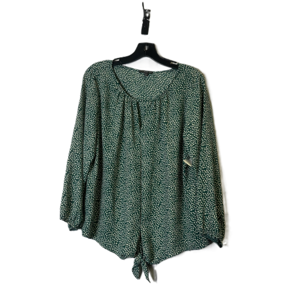 Top Long Sleeve By Vince Camuto In Green, Size: 2x Cheap