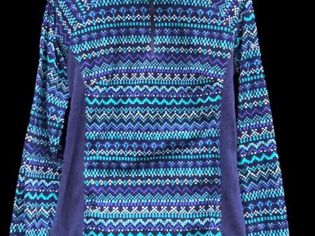 Athletic Top Long Sleeve Collar By Columbia In Purple, Size: M Online Sale