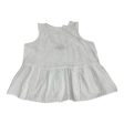 Top Sleeveless By Loft In White, Size: M For Cheap