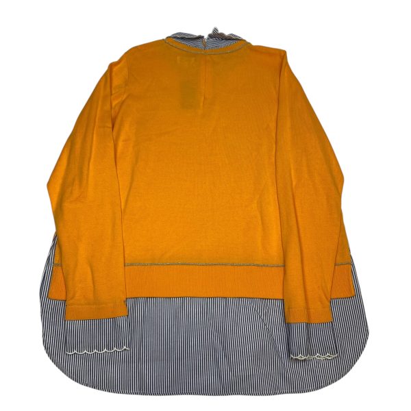 Top Long Sleeve By Crown And Ivy In Orange, Size: Xxl Online now