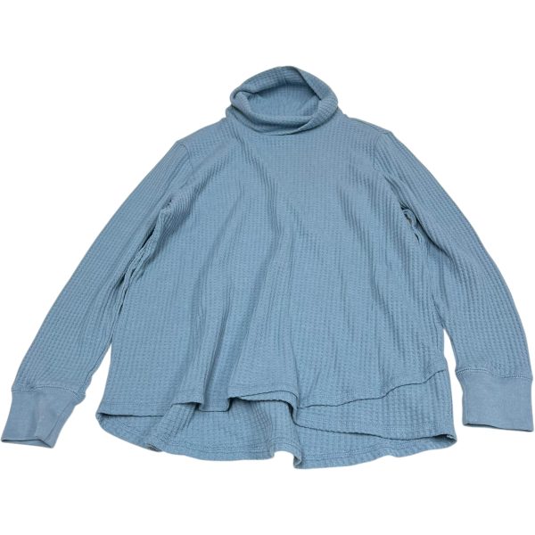 Top Long Sleeve By Como Vintage In Blue, Size: M Online