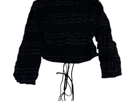 Top Long Sleeve By Free People In Black, Size: M Online