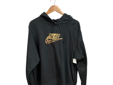 Athletic Sweatshirt Hoodie By Nike Apparel In Black, Size: 1x on Sale