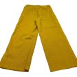 Jeans Cropped By Loft In Yellow Denim, Size: 6 Fashion