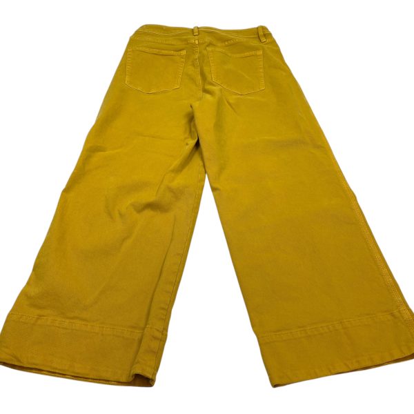 Jeans Cropped By Loft In Yellow Denim, Size: 6 Fashion