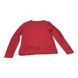 Top Long Sleeve By J. Crew In Red, Size: L Supply