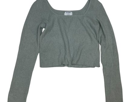 Top Long Sleeve By Old Navy In Blue, Size: M Sale