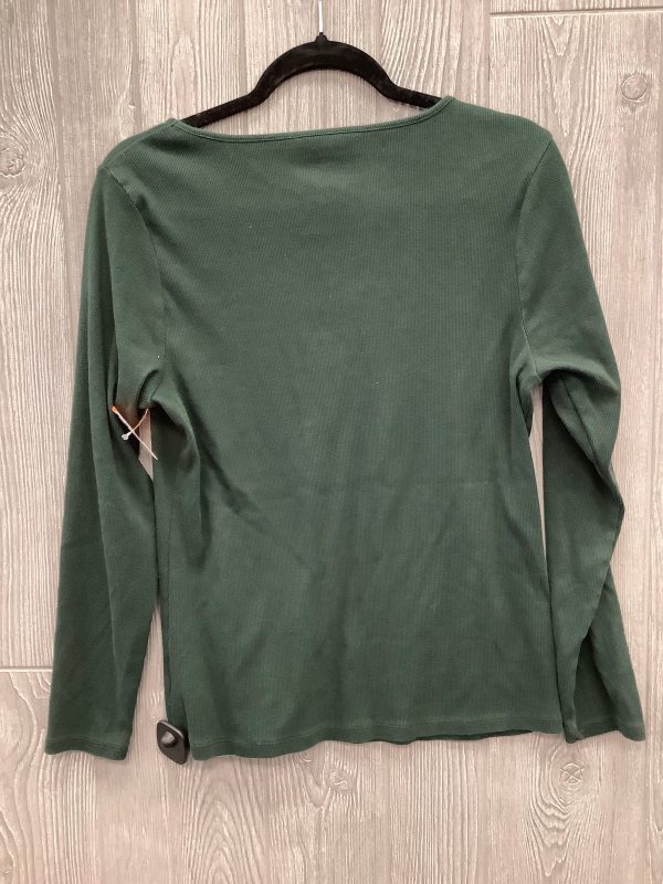 Top Long Sleeve By Old Navy In Green, Size: Xl Online