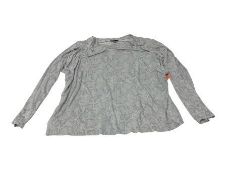 Top Long Sleeve By J. Jill In Grey, Size: L Supply