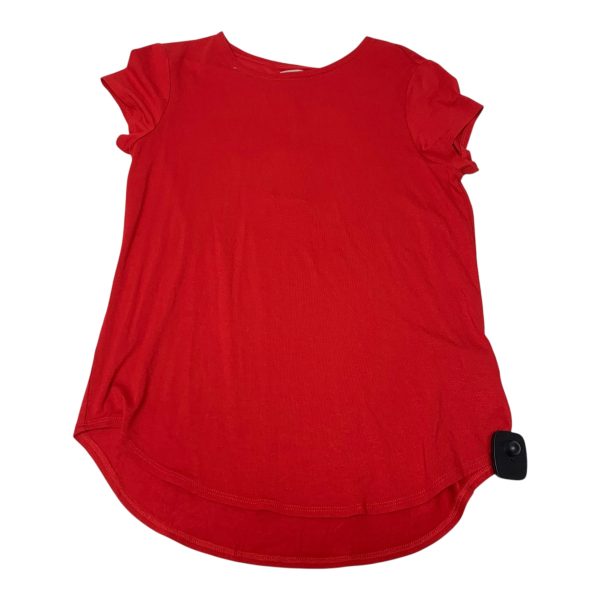 Top Short Sleeve By Cupio In Red, Size: S Cheap