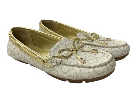 Shoes Flats By Calvin Klein In Beige, Size:6.5 Online Hot Sale