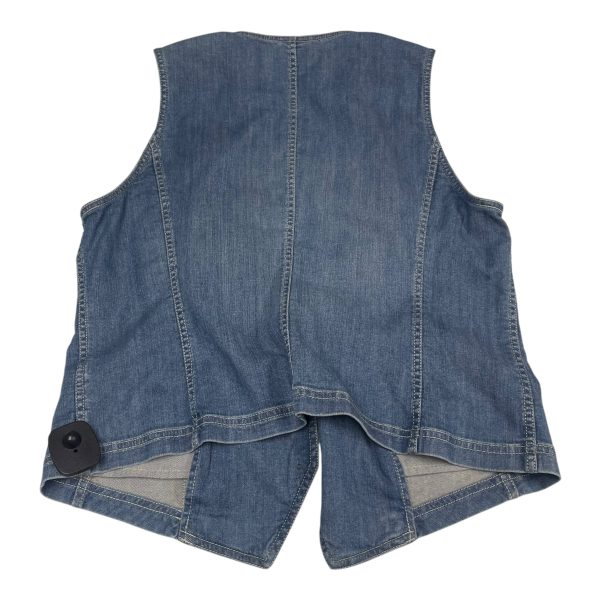 Vest Other By J. Jill In Blue Denim, Size: M Online Sale