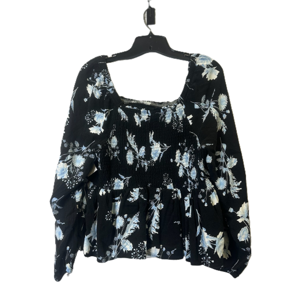 Top Long Sleeve By Torrid In Black, Size: 14 Online now