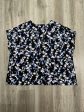 Top Short Sleeve By J. Jill In Floral Print, Size: Xl Hot on Sale