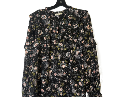 Top Long Sleeve By Loft In Floral Print, Size: M Fashion