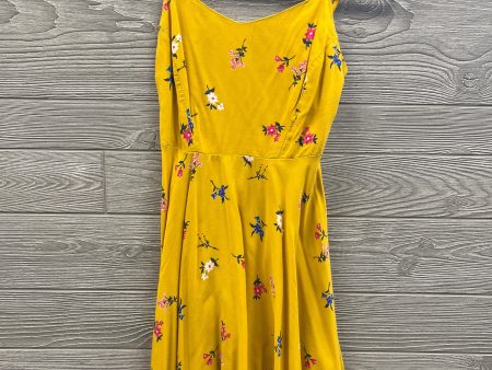 Dress Casual Midi By Old Navy In Yellow, Size: Xs For Discount