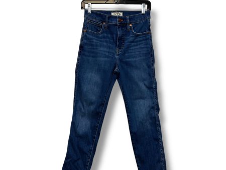 Jeans Skinny By Madewell In Blue Denim, Size:0 Online Sale