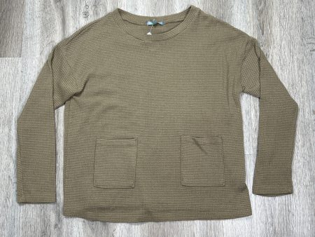 Green Top Long Sleeve Good Luck Gem, Size S Online Hot Sale