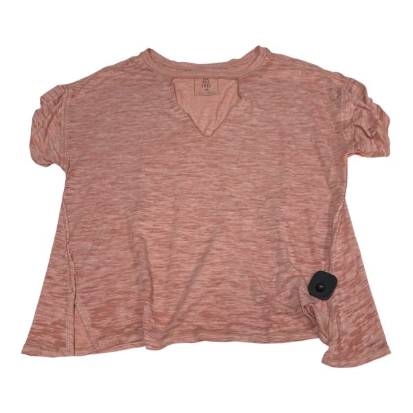 Top Short Sleeve By We The Free In Pink, Size: M Fashion