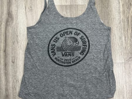 Grey Tank Top Vans, Size S Hot on Sale