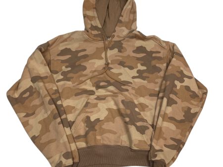 Athletic Sweatshirt Hoodie By Fabletics In Tan, Size: S on Sale