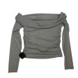 Top Long Sleeve By Remidoo In Grey, Size: S Fashion