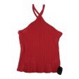 Top Sleeveless By T.la In Red, Size: M Online