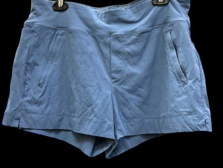 Athletic Shorts By Athleta In Blue, Size: 14 Online Sale