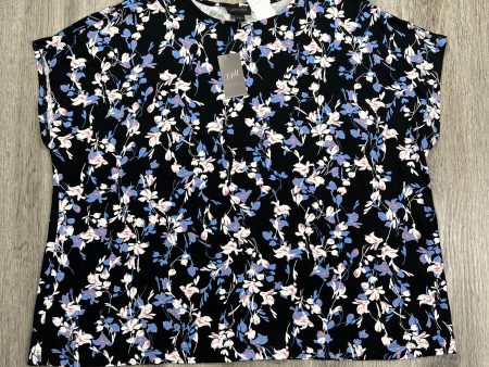 Top Short Sleeve By J. Jill In Floral Print, Size: Xl Hot on Sale