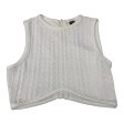 Top Sleeveless By Shein In White, Size: M Supply