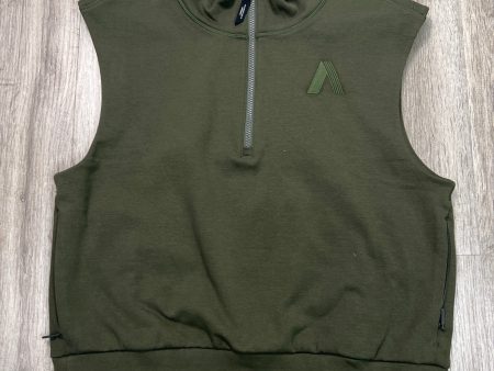 Vest Fleece By Athleta In Green, Size: M Online Sale